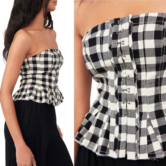 Free People Lights Out Corset Top - Picture 5 of 17